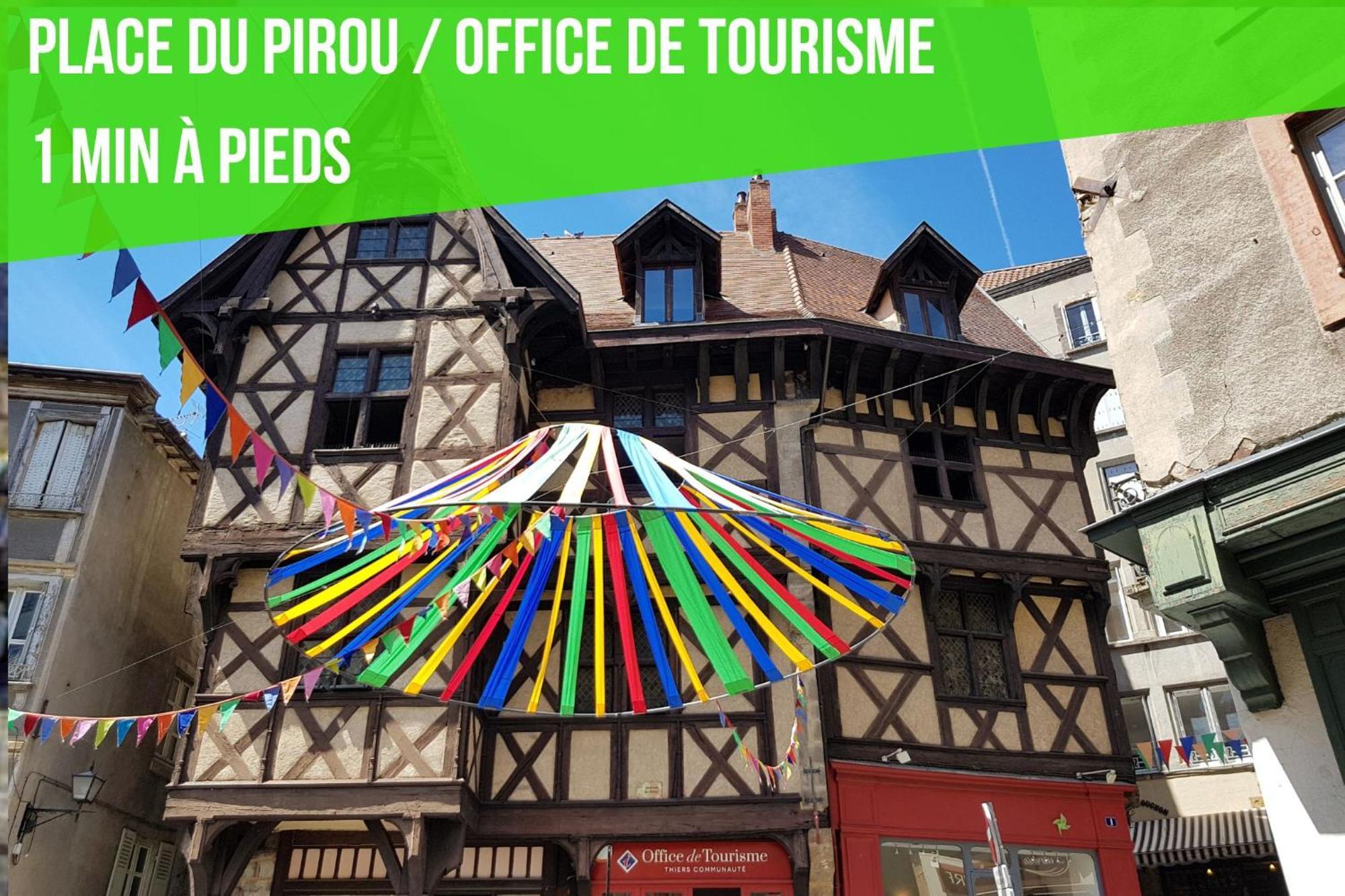 Le Petit Pirou # Cosy # Halte Auvergne Thiers Exterior foto